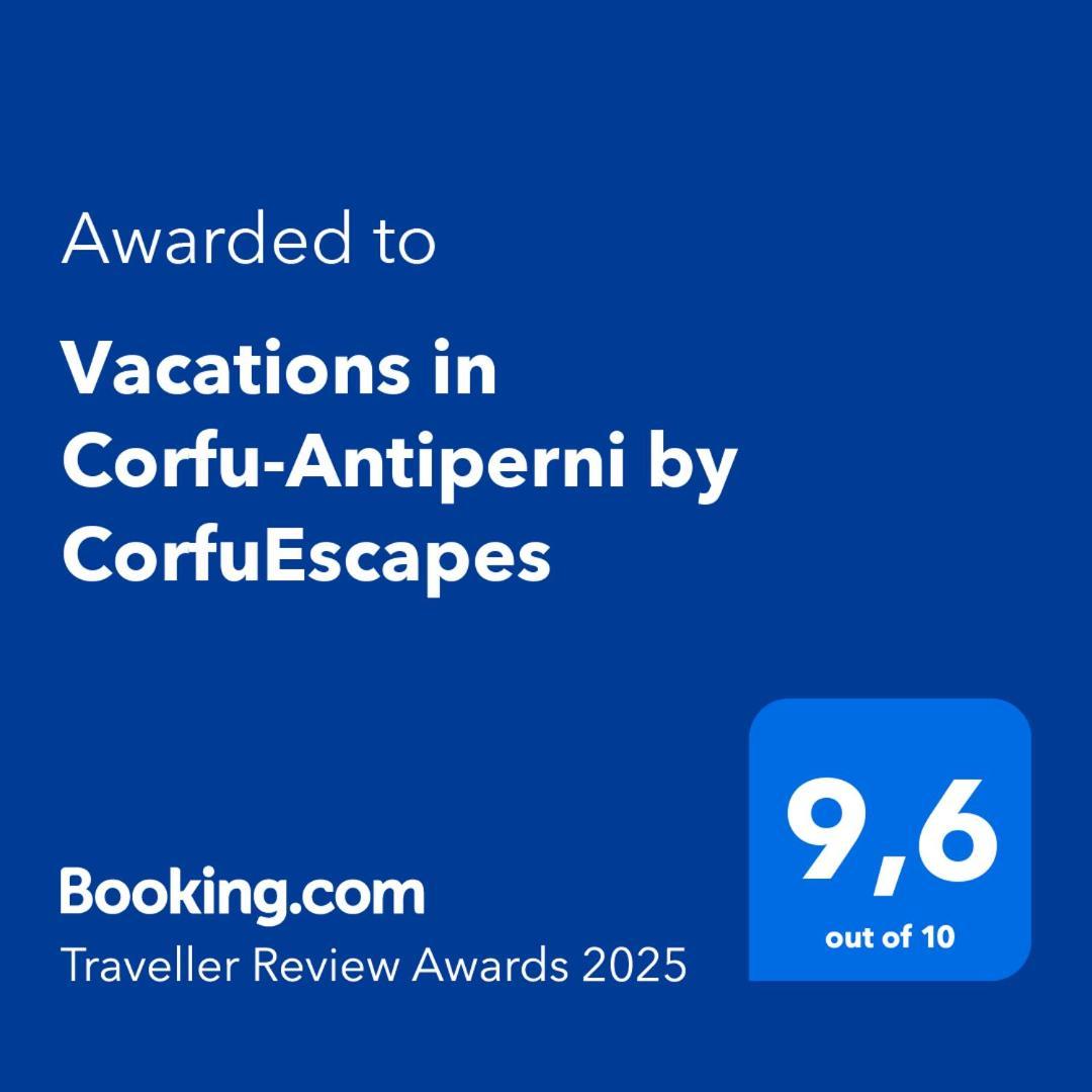 Vacations In Corfu-Antiperni By Corfuescapes Apartment Antipernoi Exterior photo